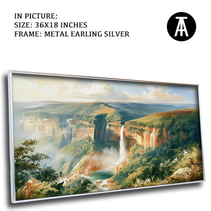 Artwork in Metal Earling Silver Frame