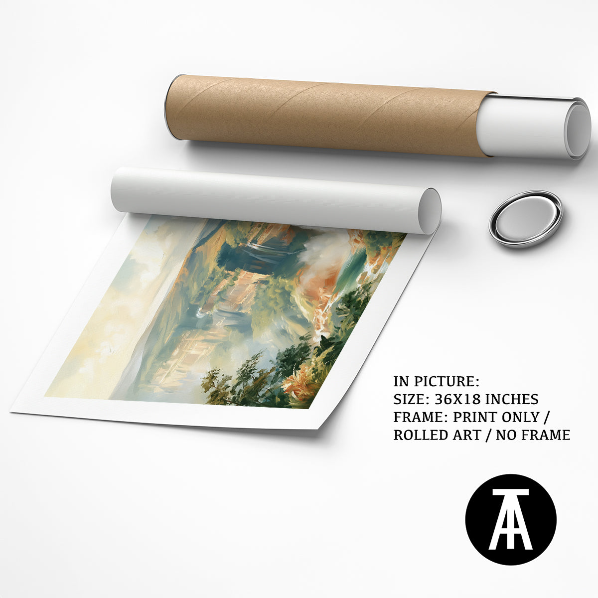 Artwork as Print Only or Rolled Art