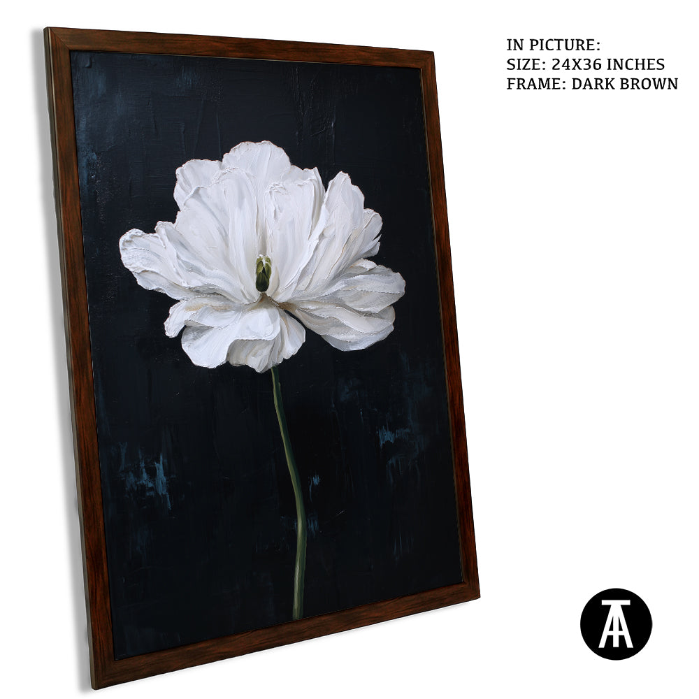 Artwork in Dark Brown Frame