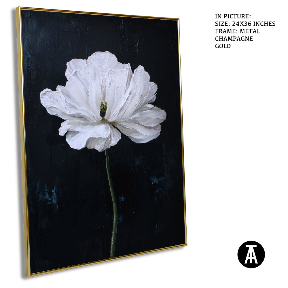 Artwork in Metal Champagne Gold Frame