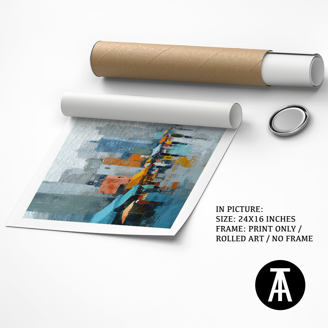 Artwork as Print Only / Rolled Art