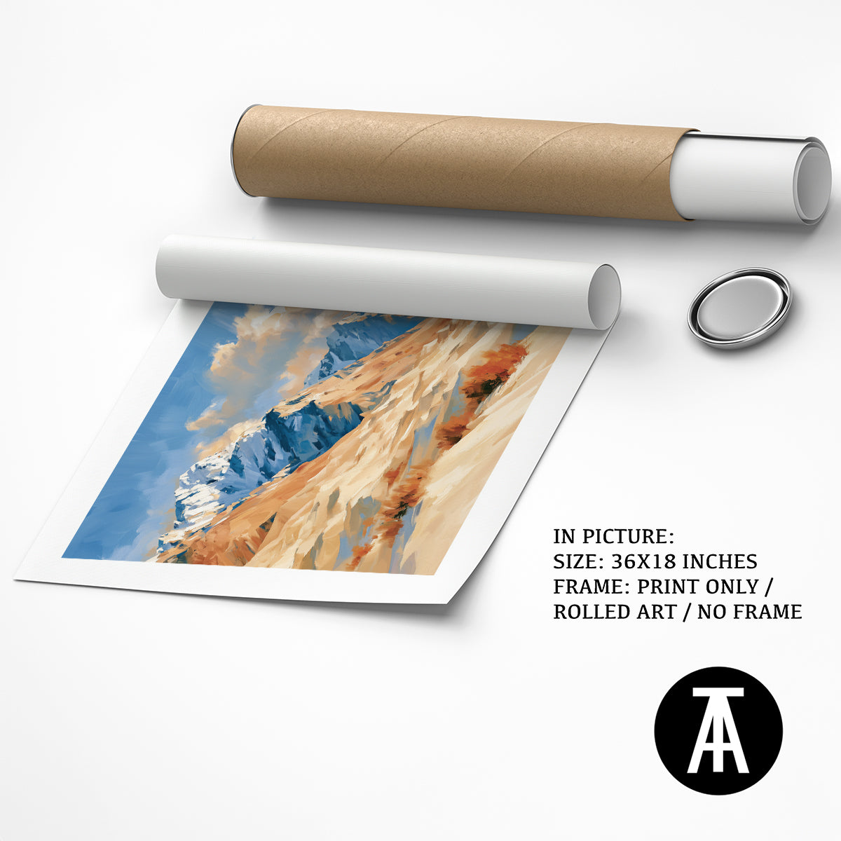 Artwork as Print Only or Rolled Art