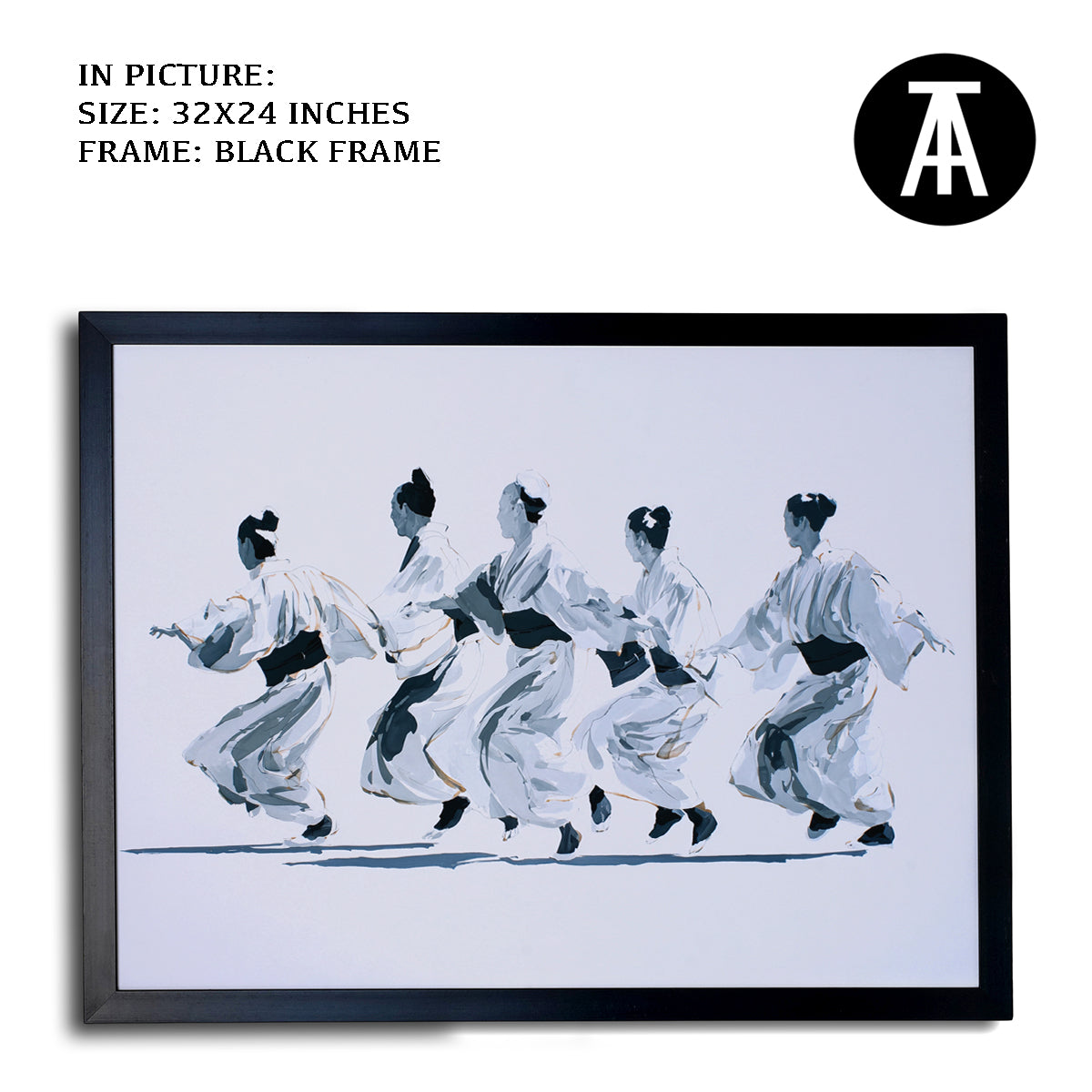 Artwork in Metal Earling Silver Frame