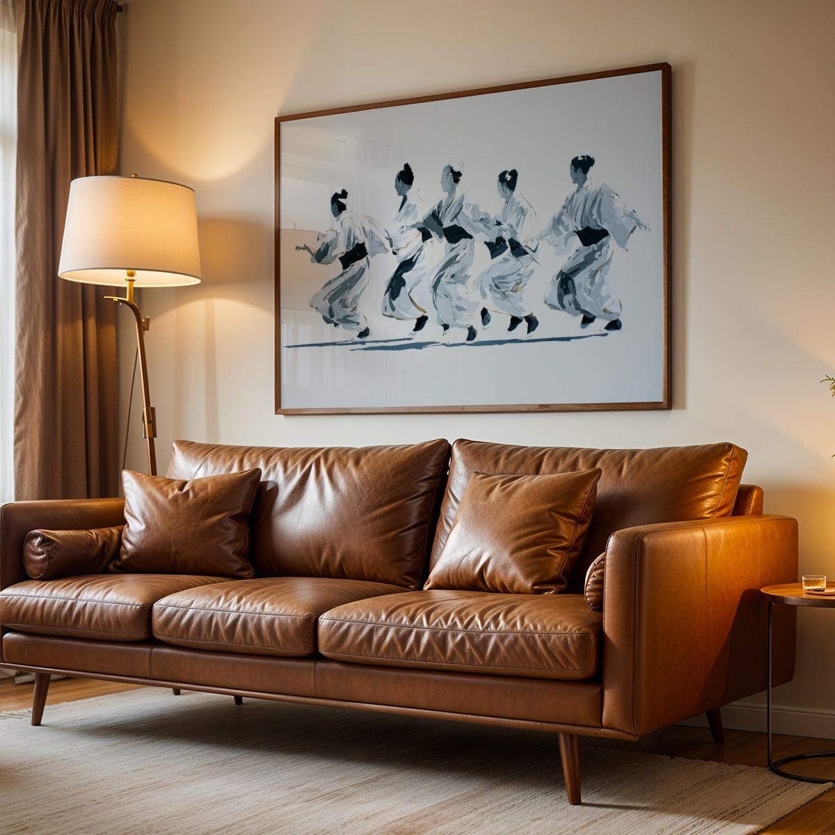 Japanese Artwork in a Lifestyle Setting