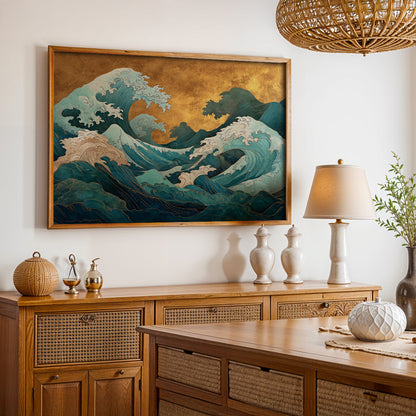 Japanese Painting in a Lifestyle Setting
