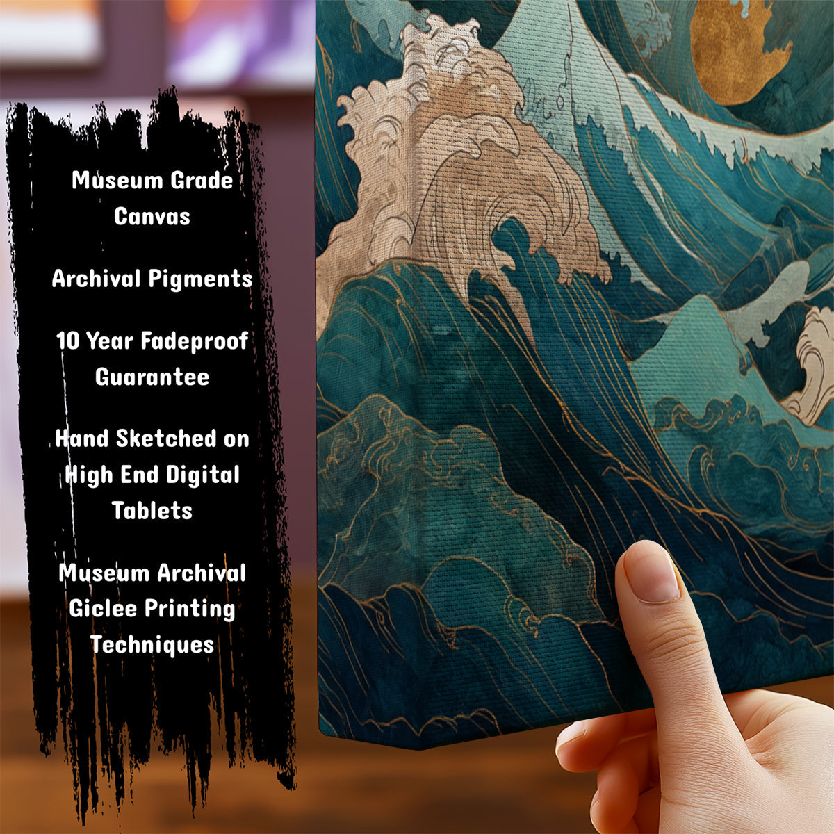 Information about Japanese Canvas Art Print