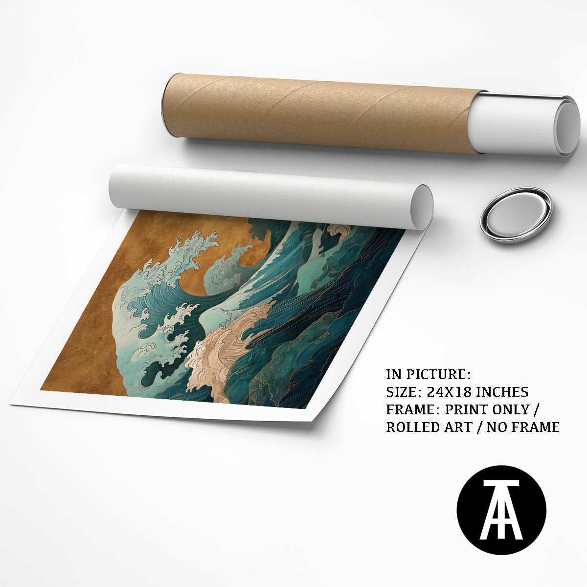 Artwork as Print Only or Rolled Art