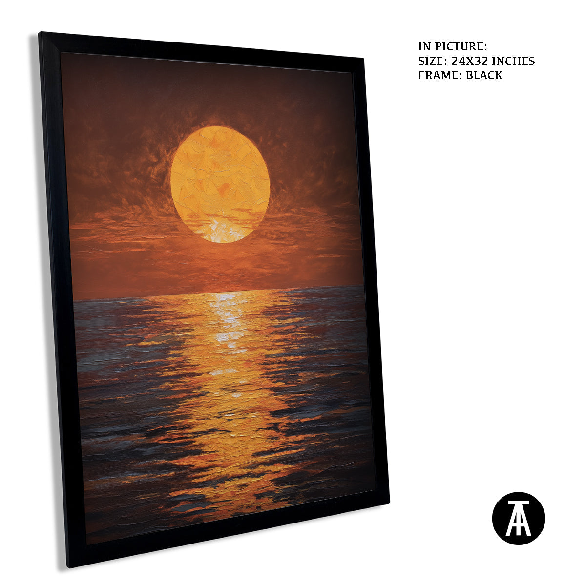 Artwork in Metal Earling Silver Frame