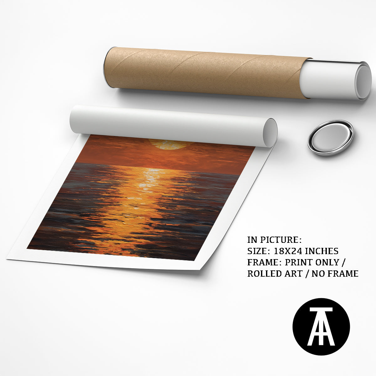 Artwork as Print Only or Rolled Art