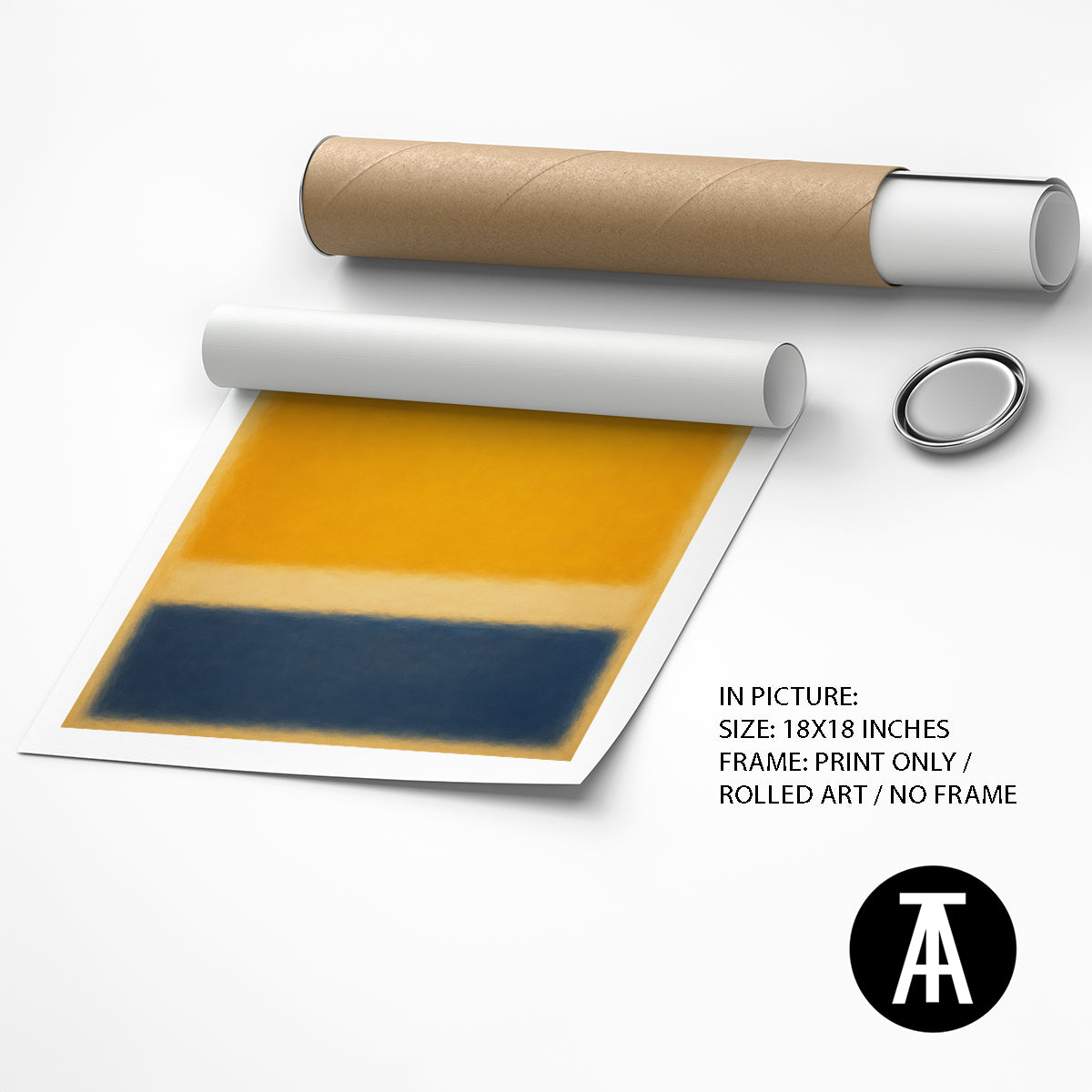 Artwork as Print Only / Rolled Art