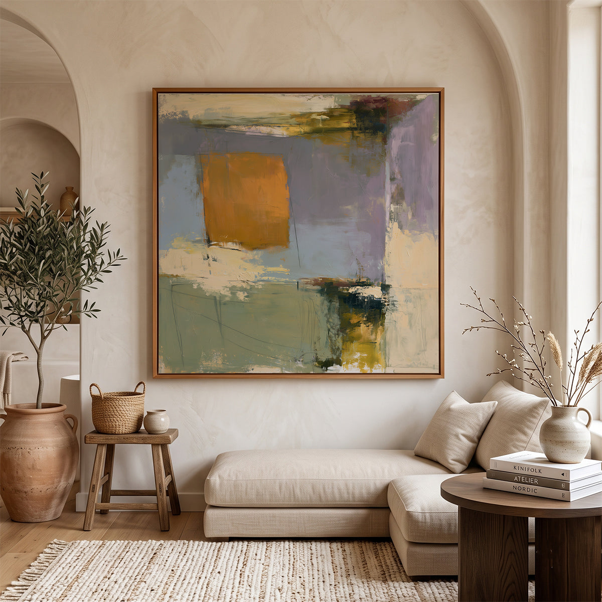 Abstract Art in a Lifestyle Setting