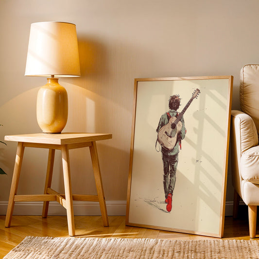 Minimalist Artwork in a Lifestyle Setting