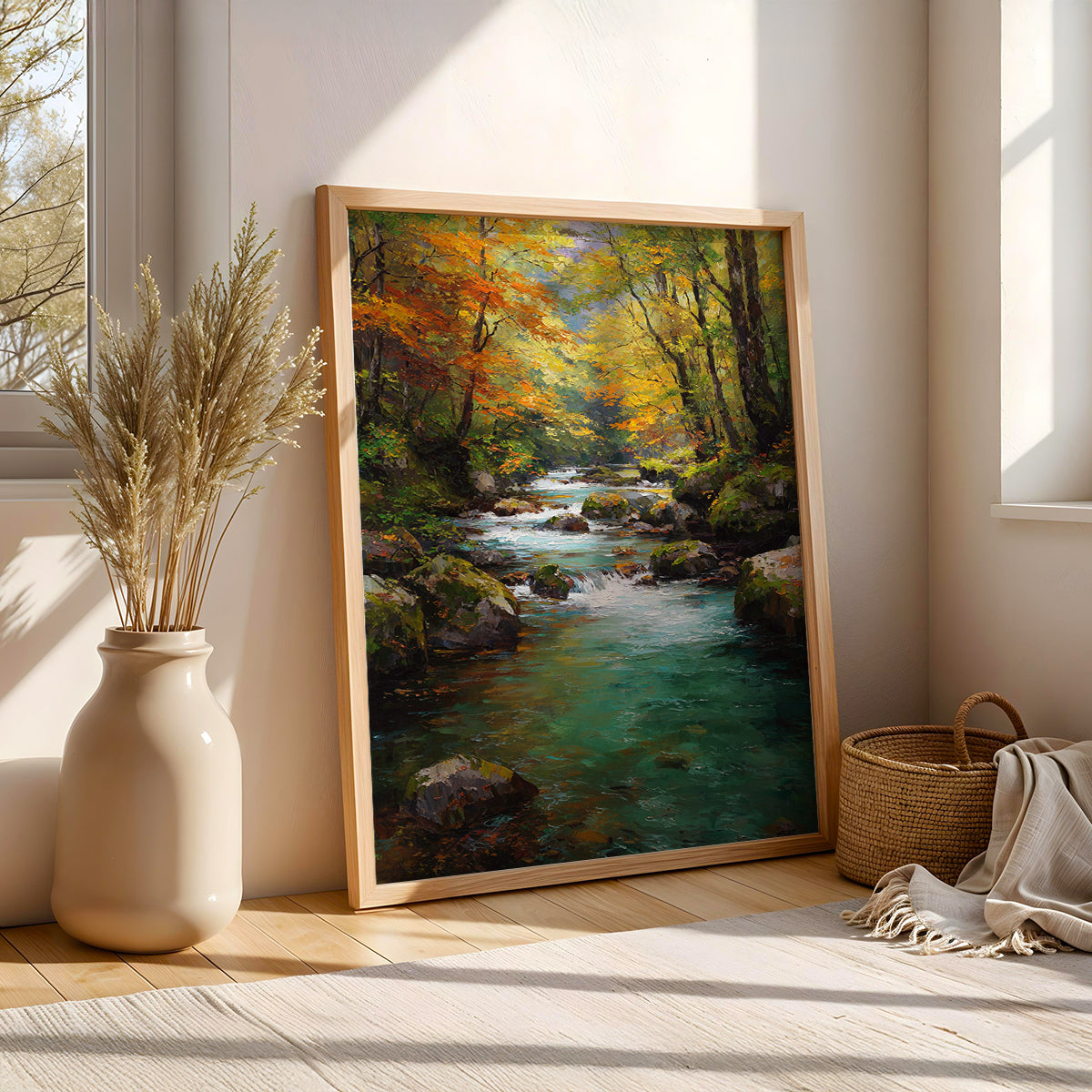 Japanese Painting in a Lifestyle Setting