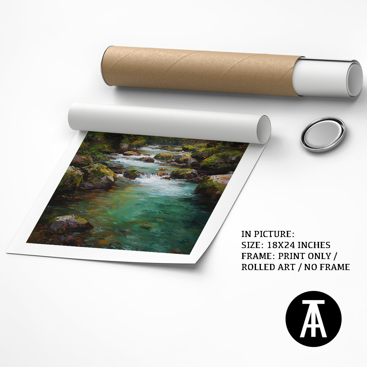 Artwork as Print Only or Rolled Art