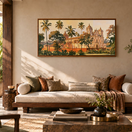 Indian Artwork in a Lifestyle Setting