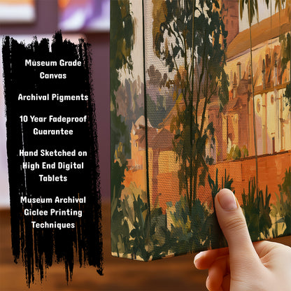 Information about Indian Canvas Art Print