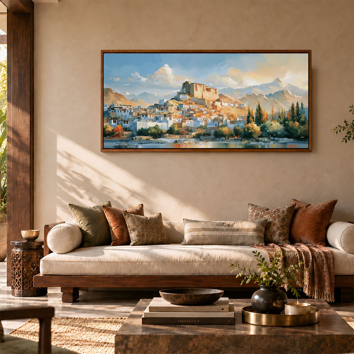Indian Artwork in a Lifestyle Setting