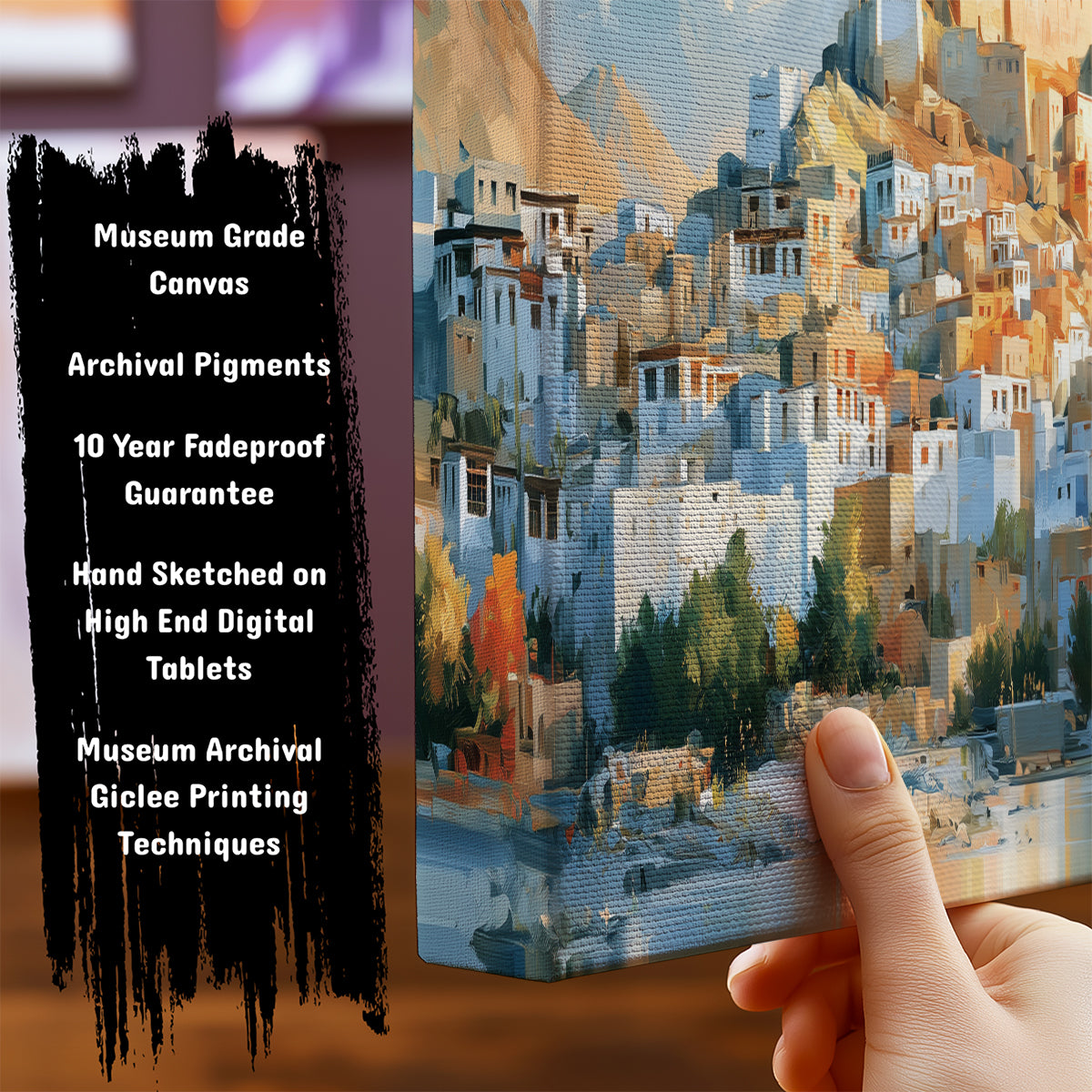 Information about Indian Canvas Art Print