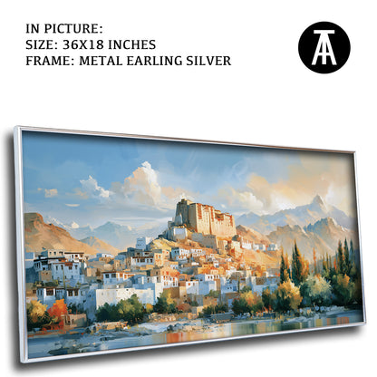 Artwork in Metal Earling Silver Frame