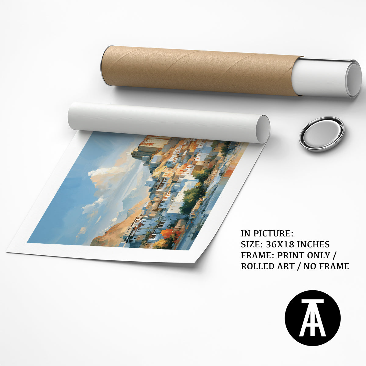 Artwork as Print Only or Rolled Art