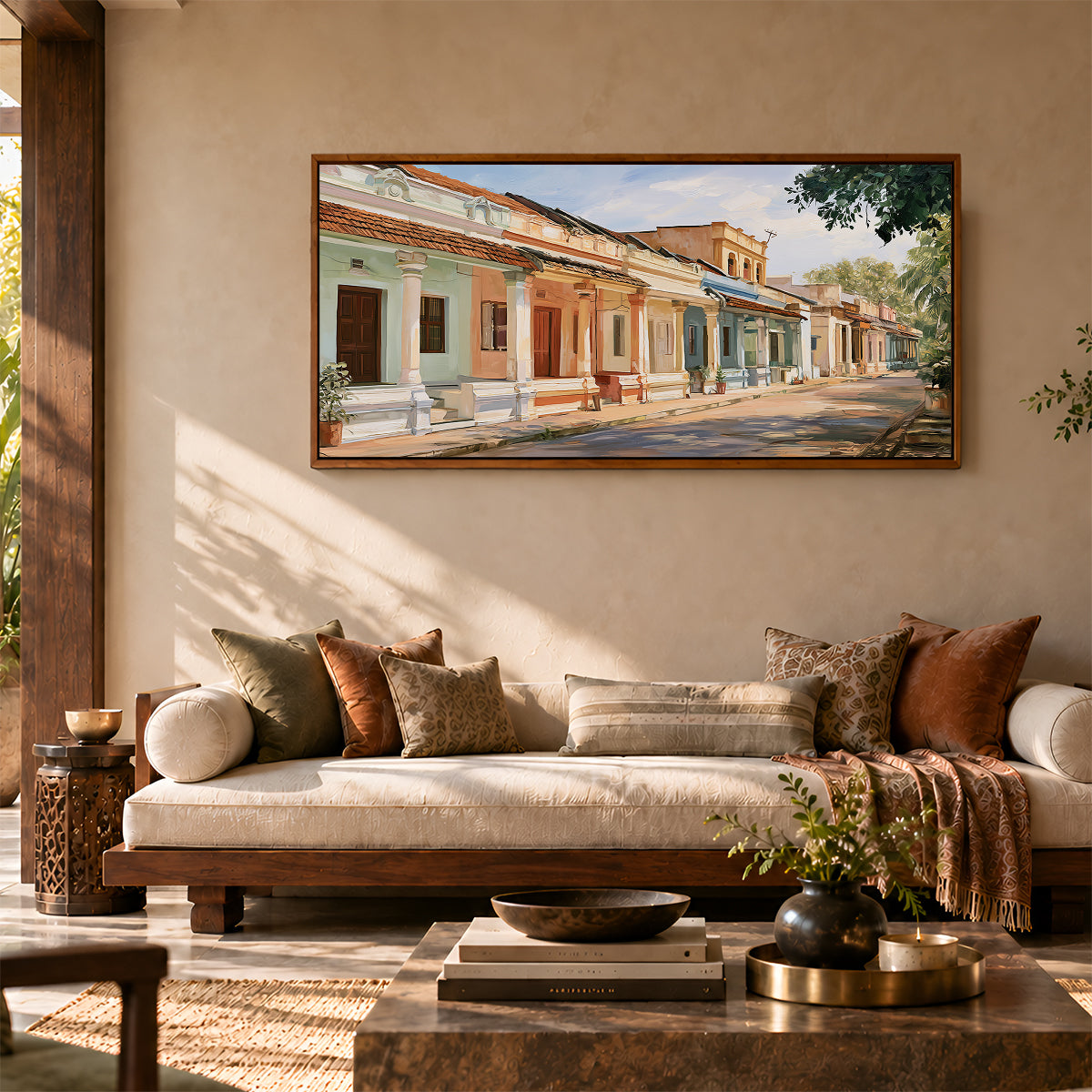 Indian Artwork in a Lifestyle Setting