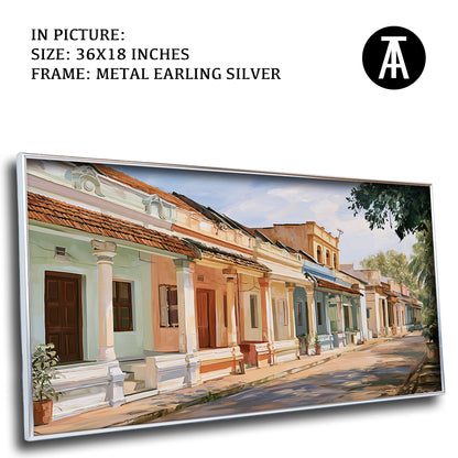 Artwork in Metal Earling Silver Frame