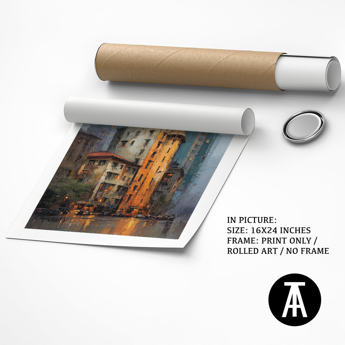 Artwork as Print Only / Rolled Art