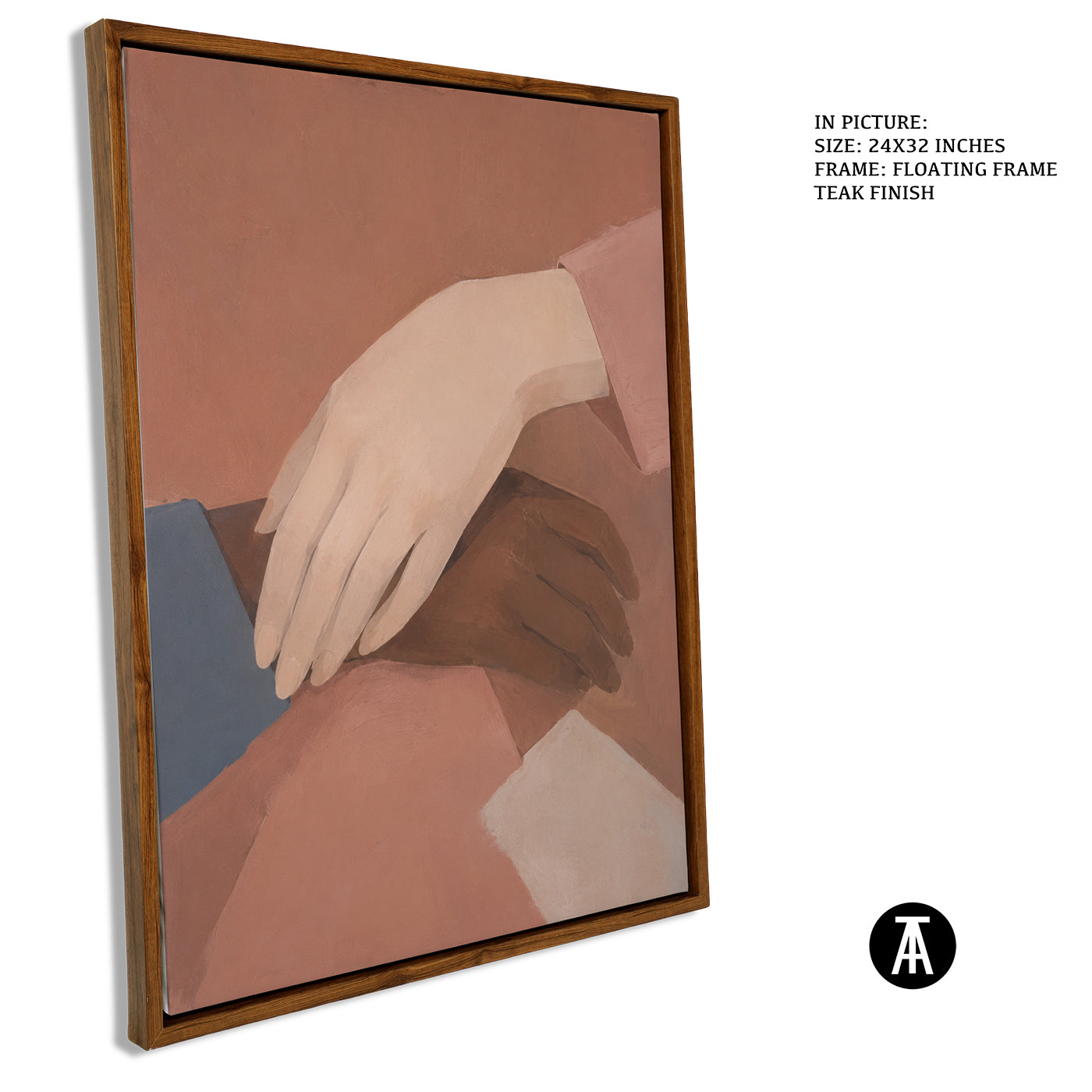 Artwork in Floating Frame
