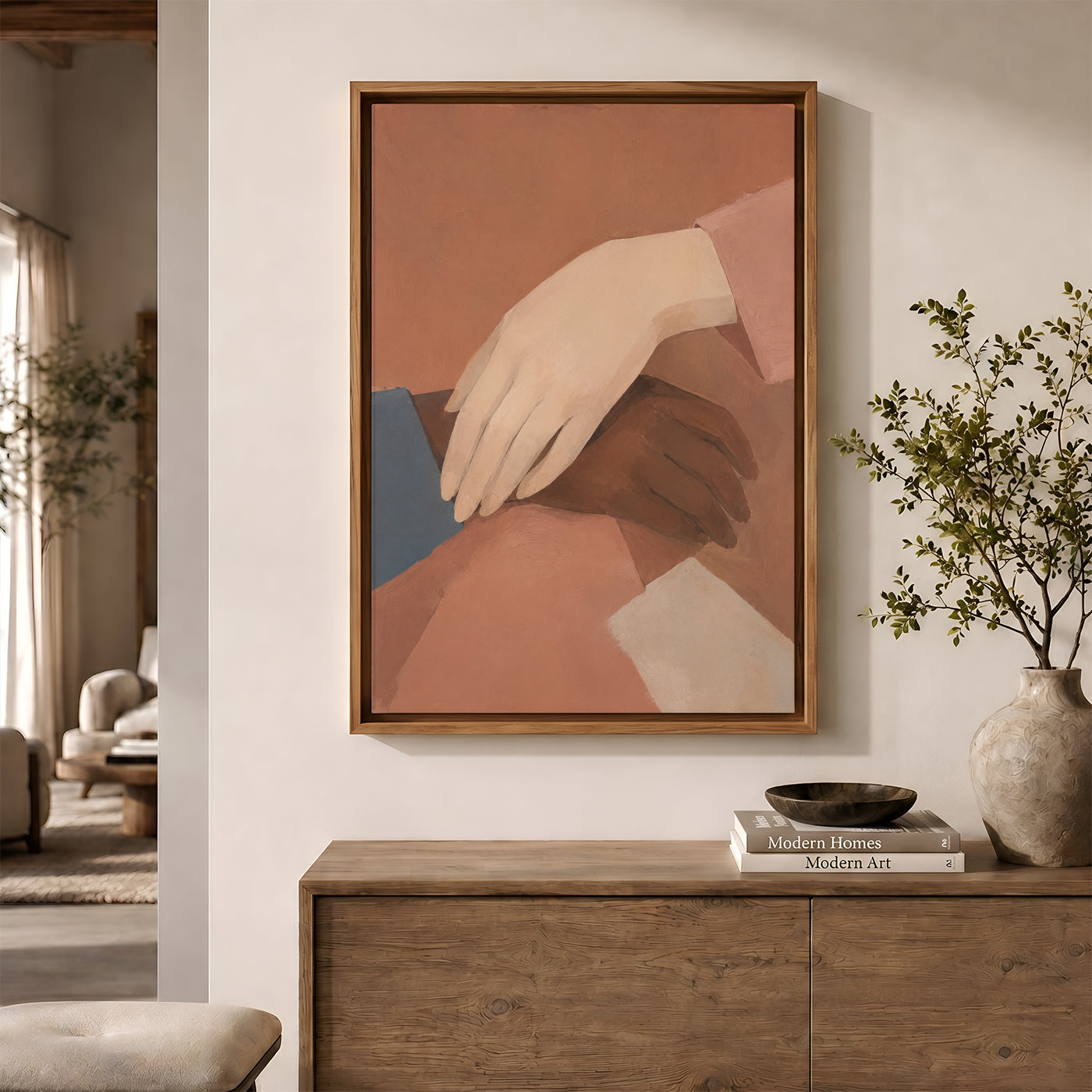 Painting in a Lifestyle Setting