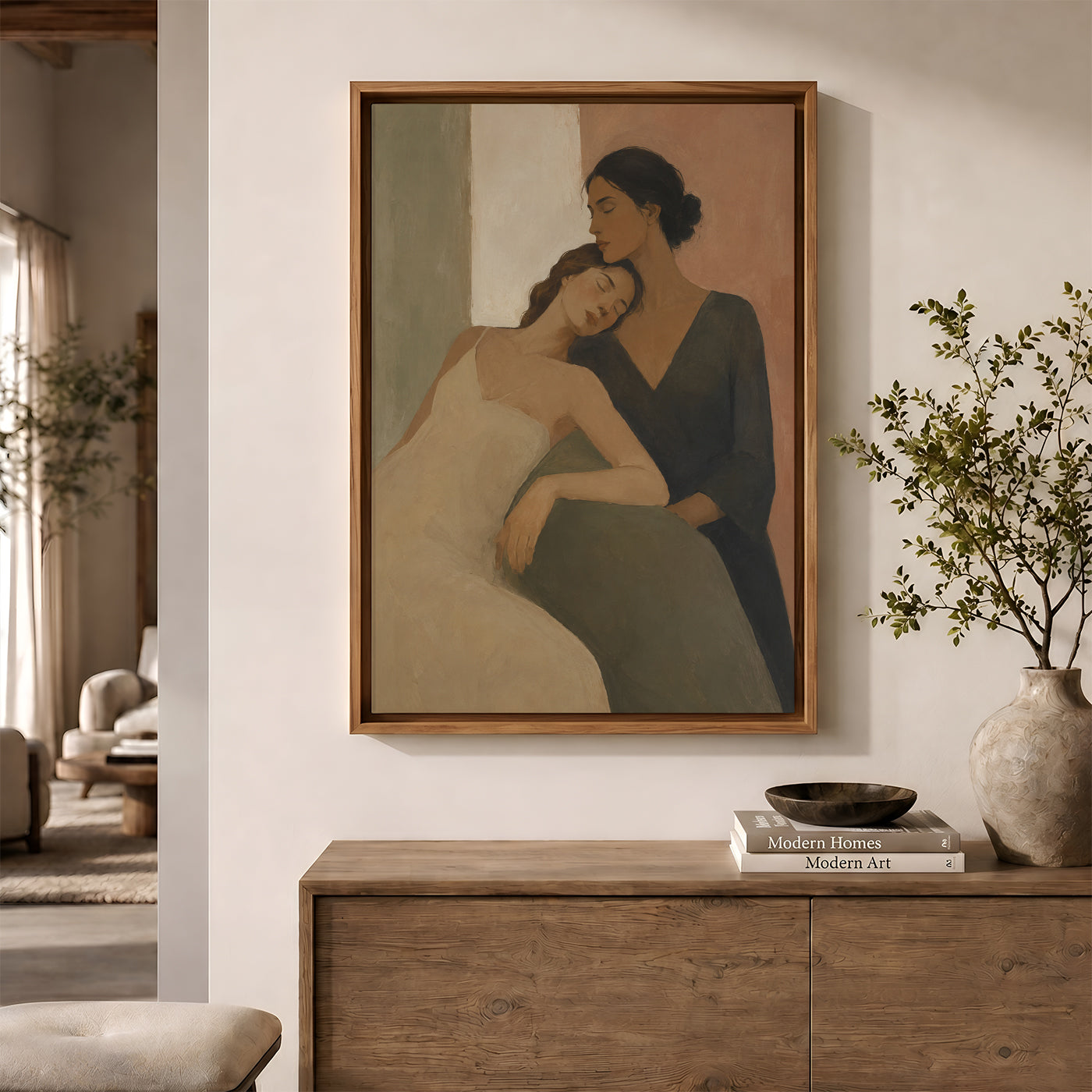Painting in a Lifestyle Setting