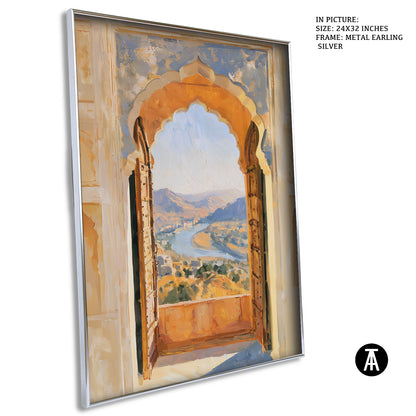 Artwork in Metal Earling Silver Frame