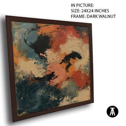 Artwork in Dark Walnut Frame