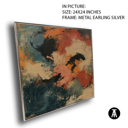 Artwork in Metal Earling Silver Frame