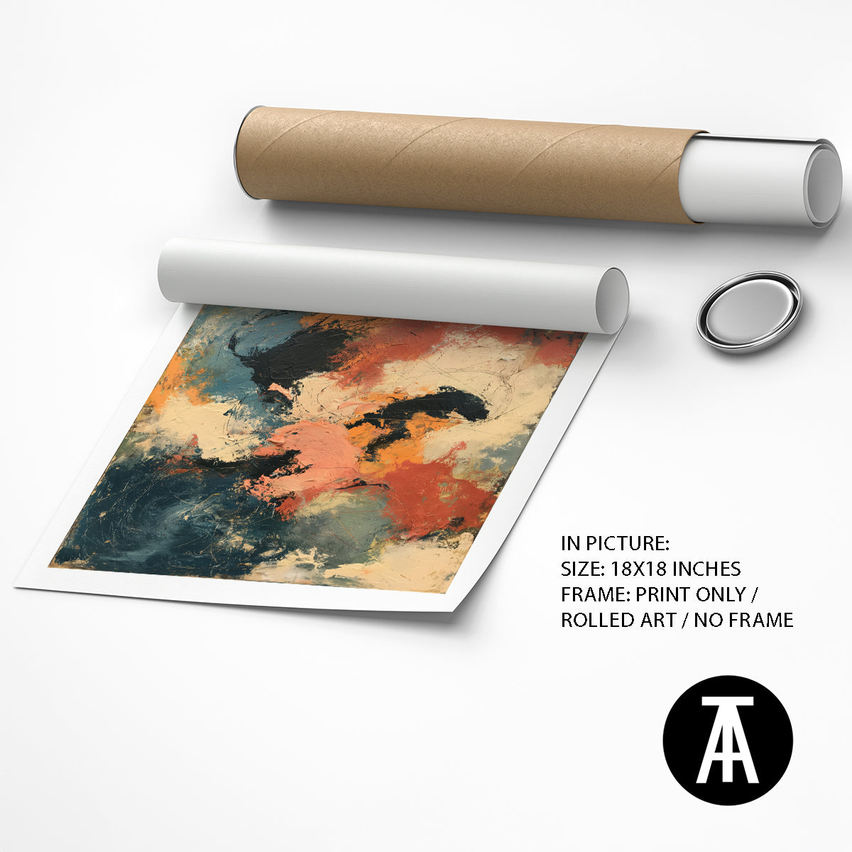 Artwork as Print Only / Rolled Art