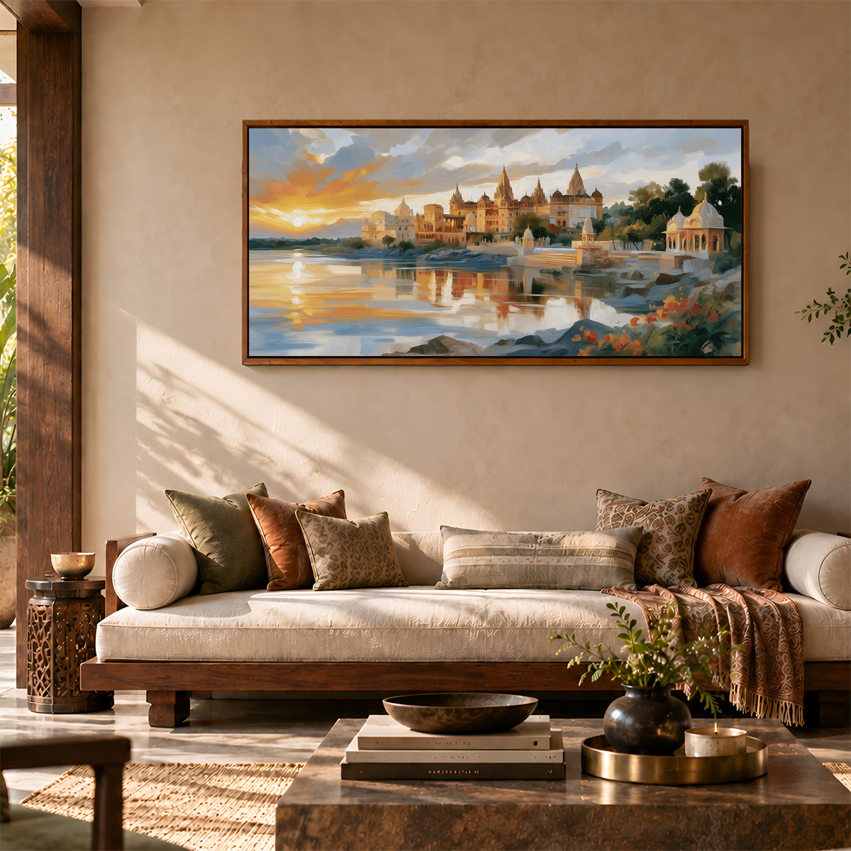 Indian Artwork in a Lifestyle Setting