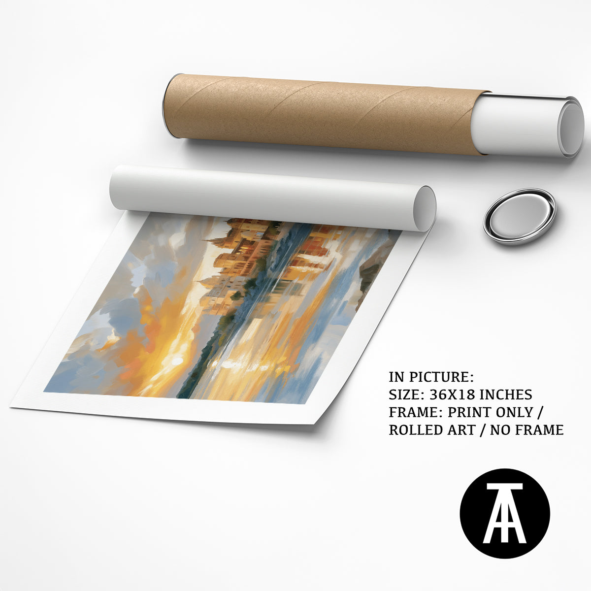 Artwork as Print Only or Rolled Art