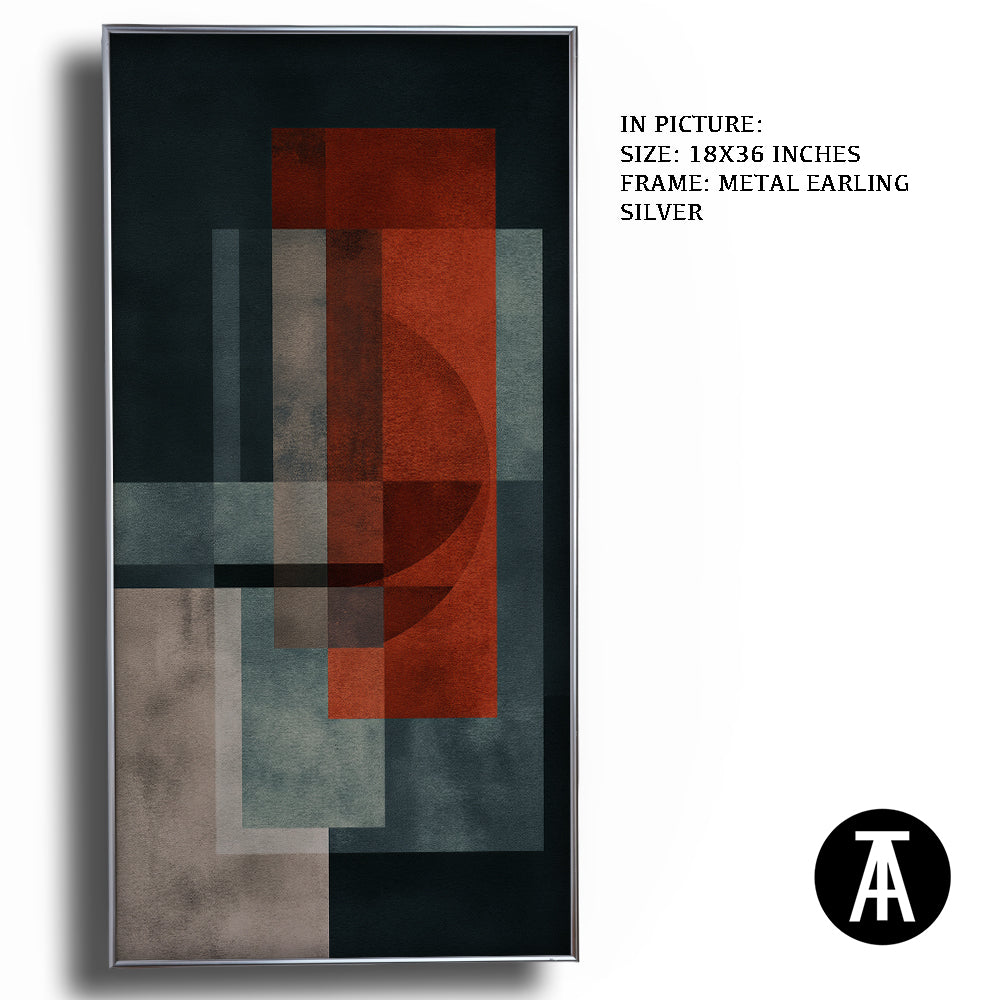 Artwork in Metal Earling Silver Frame