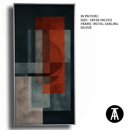 Artwork in Metal Earling Silver Frame