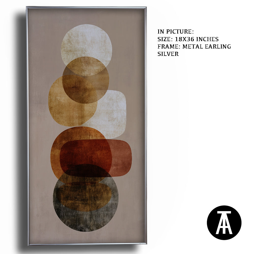 Artwork in Metal Earling Silver Frame