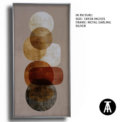 Artwork in Metal Earling Silver Frame