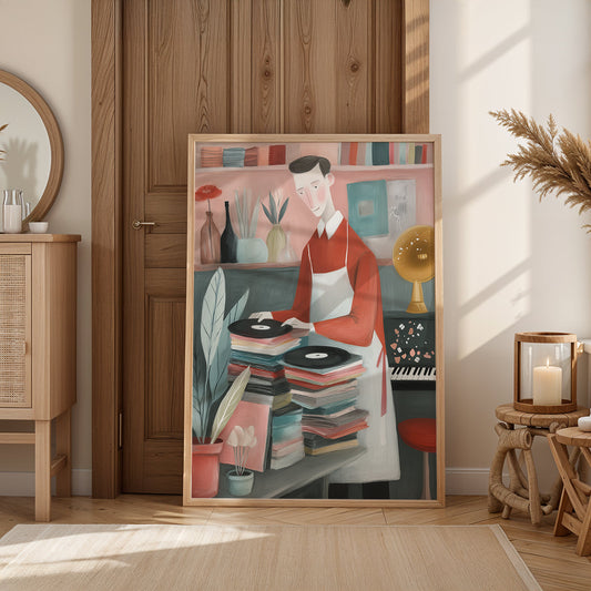 Painting in a Lifestyle Setting