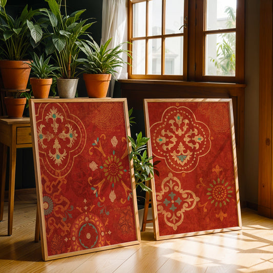 Heritage Indian Painting in a Lifestyle Setting