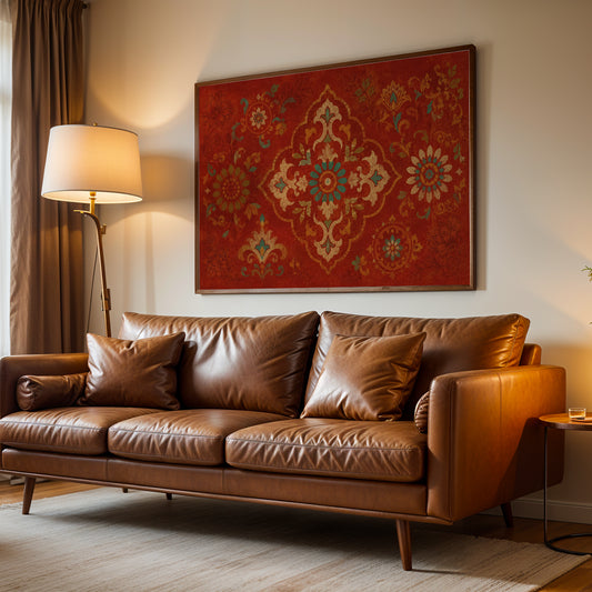 Heritage Indian Painting in a Lifestyle Setting