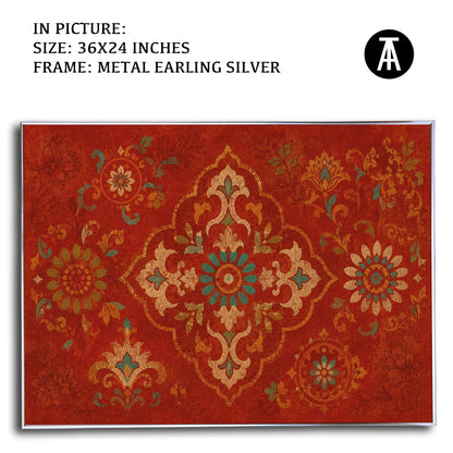 Artwork in Metal Earling Silver Frame