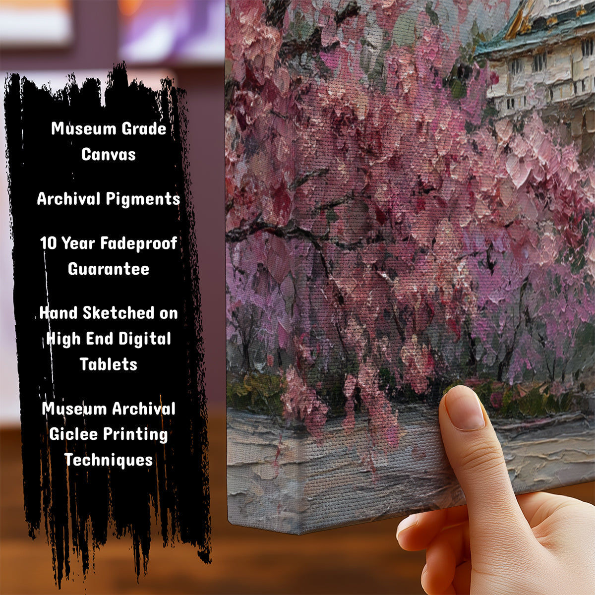 Information about Japanese Canvas Art Print