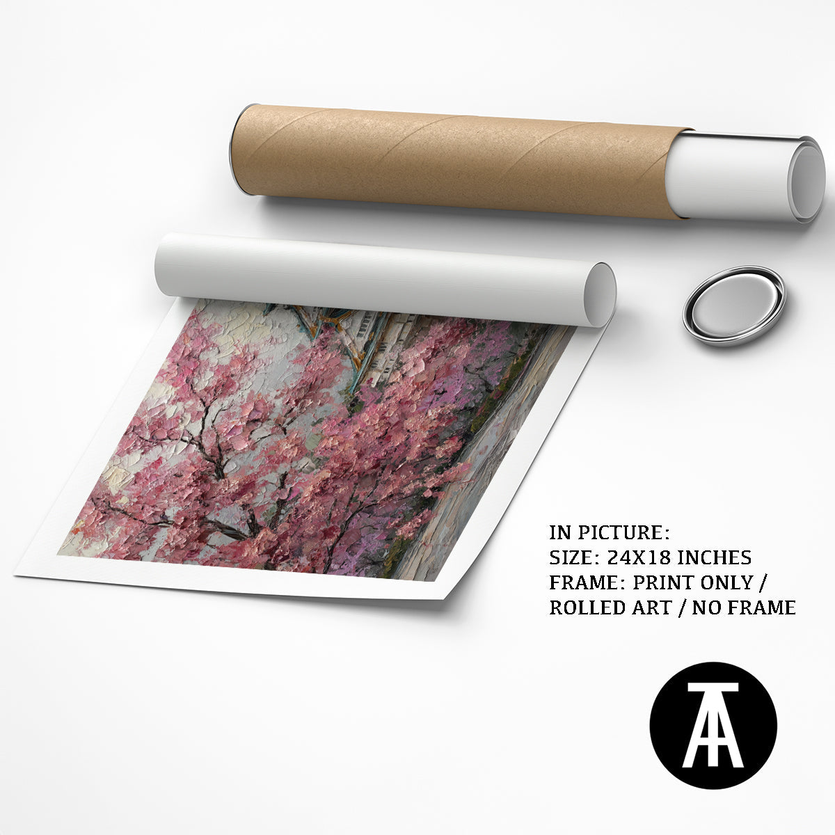 Artwork as Print Only or Rolled Art