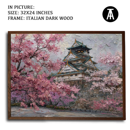 Artwork in Dark Wood Frame