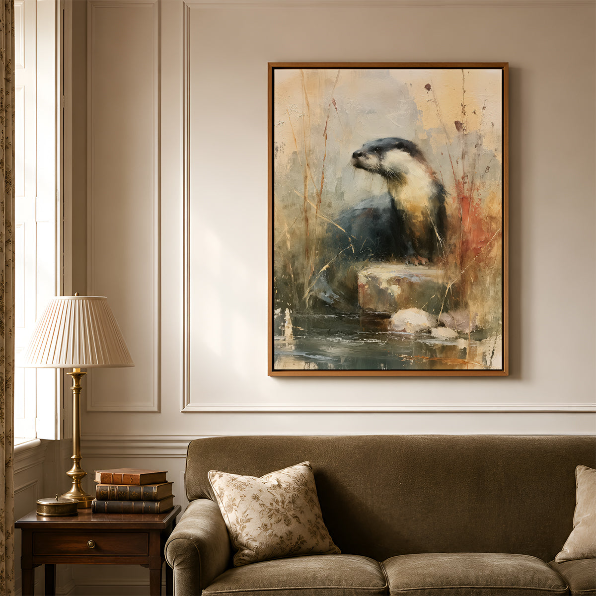 Painting in a Lifestyle Setting