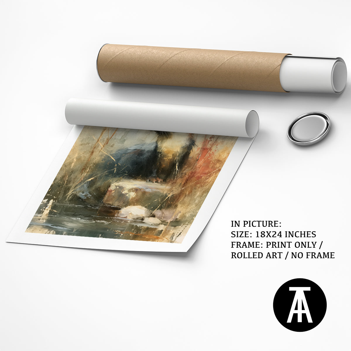Artwork as Print Only or Rolled Art