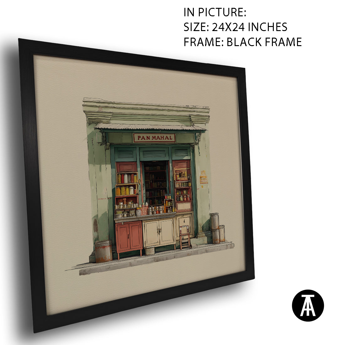 Artwork in Black Frame